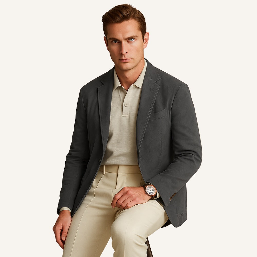 Blazer Masculino Barolo Suede