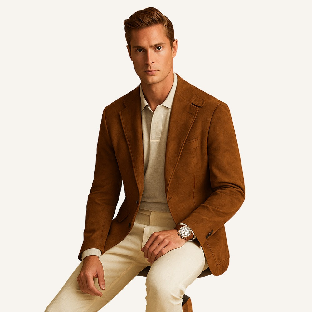 Blazer Masculino Barolo Suede
