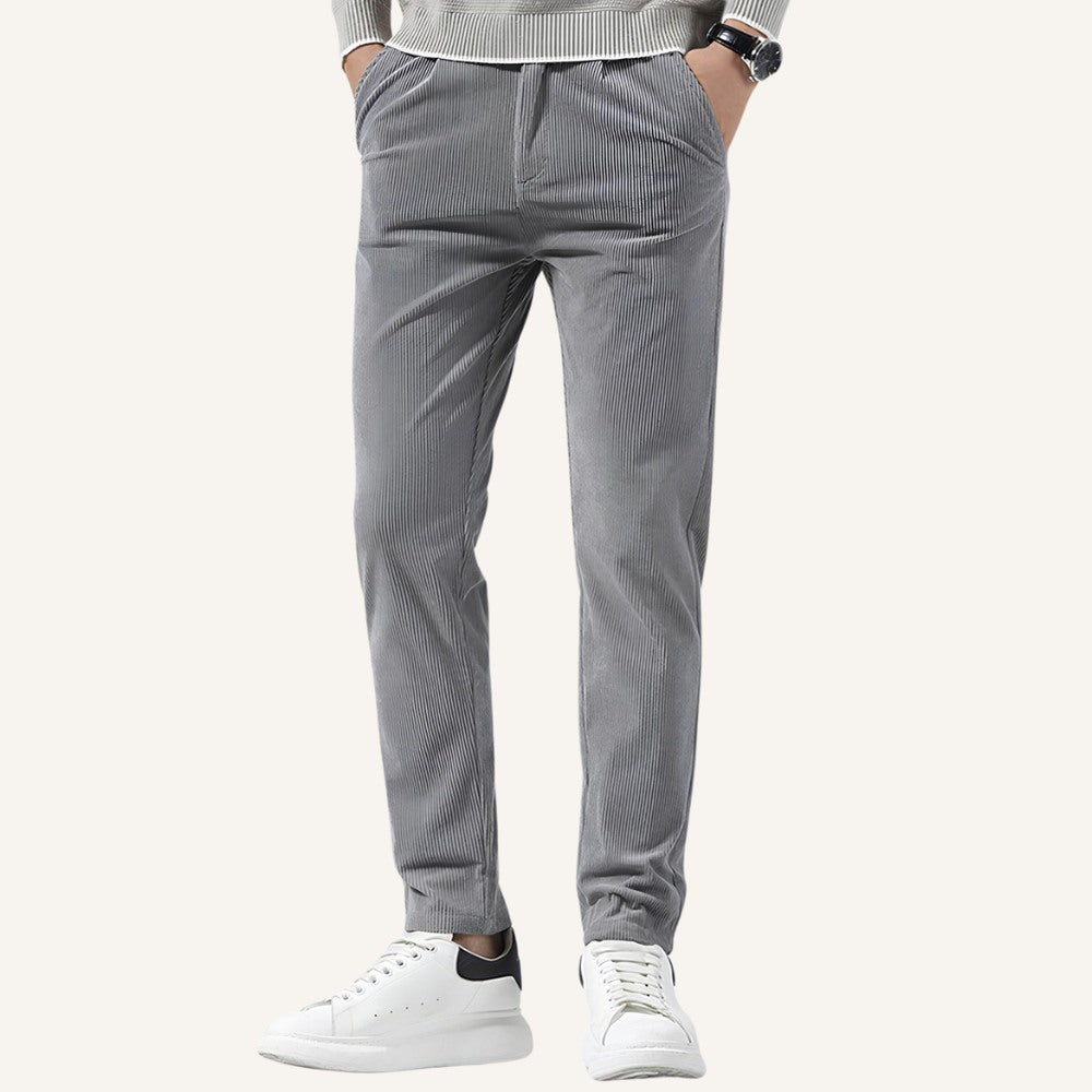 Calça de Veludo Masculina Slim Fit Versailles