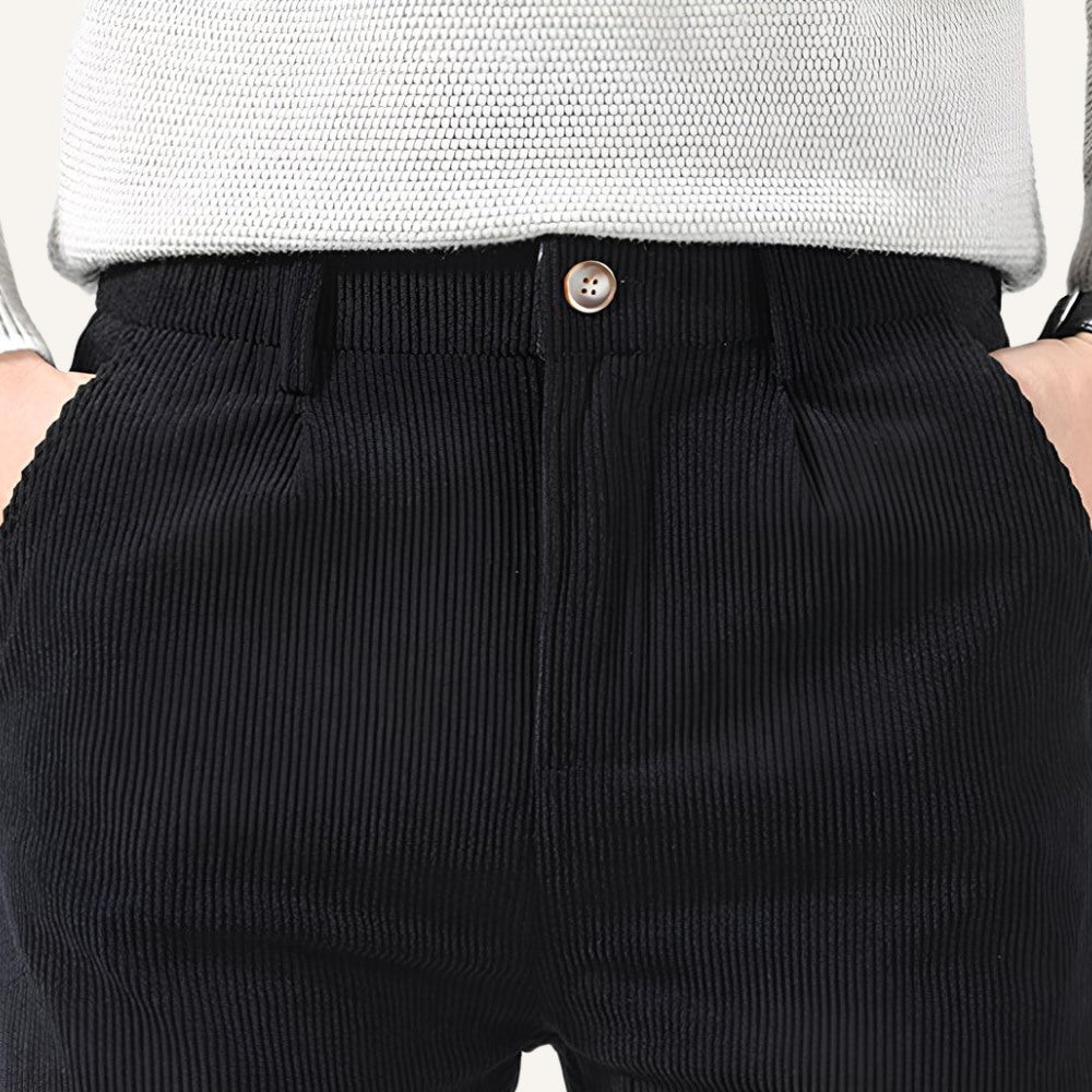 Calça de Veludo Masculina Slim Fit Versailles