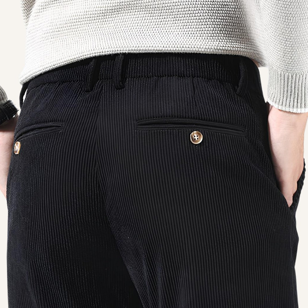 Calça de Veludo Masculina Slim Fit Versailles