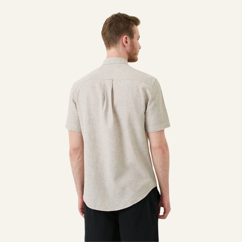 Camisa de Linho Masculina Old Money Milford