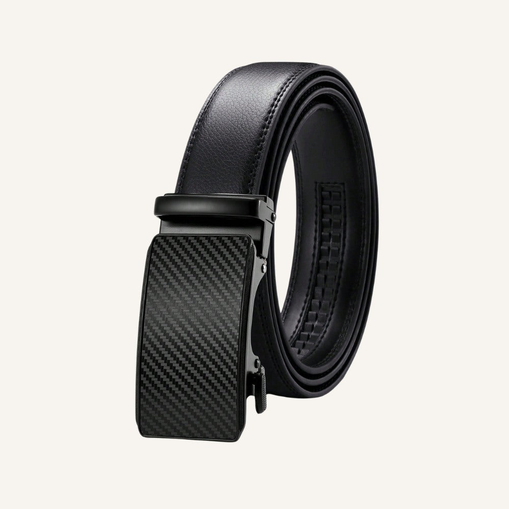 Cinto de Couro Masculino Felotti Carbon