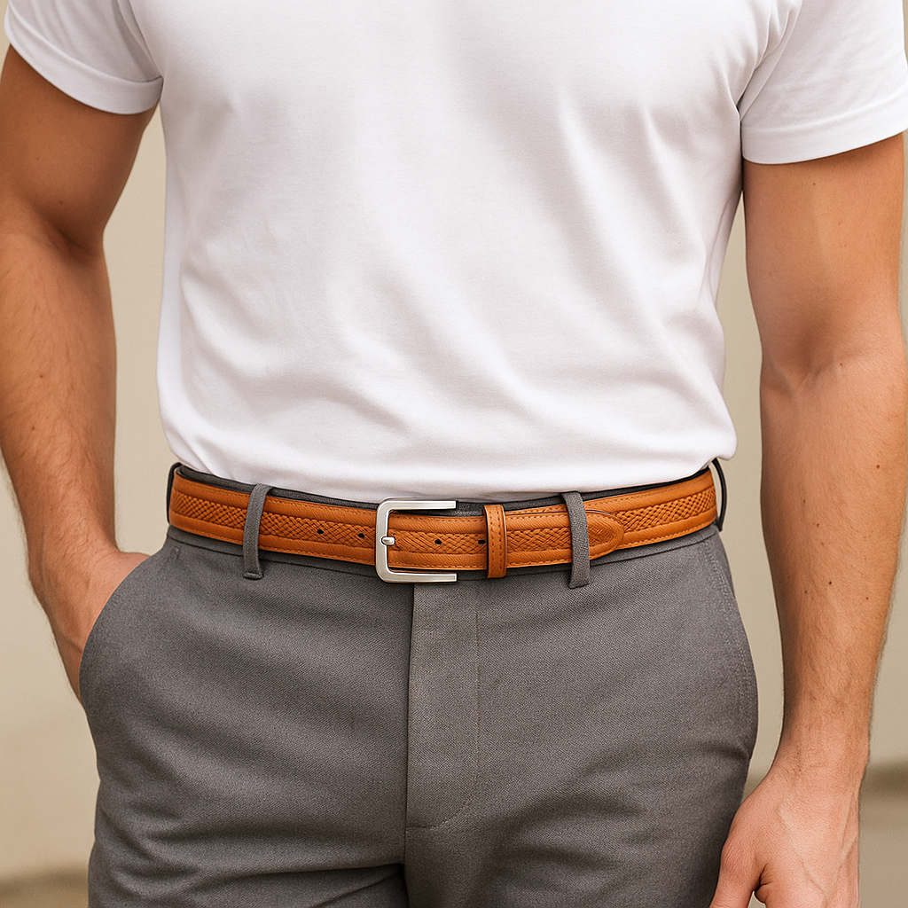 Cinto de Couro Masculino Monarch Felotti