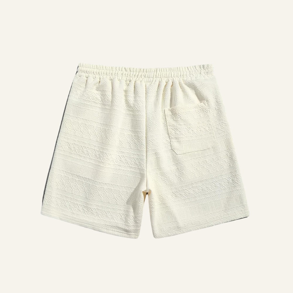 Conjunto Masculino Old Money Jacquard Geometrik