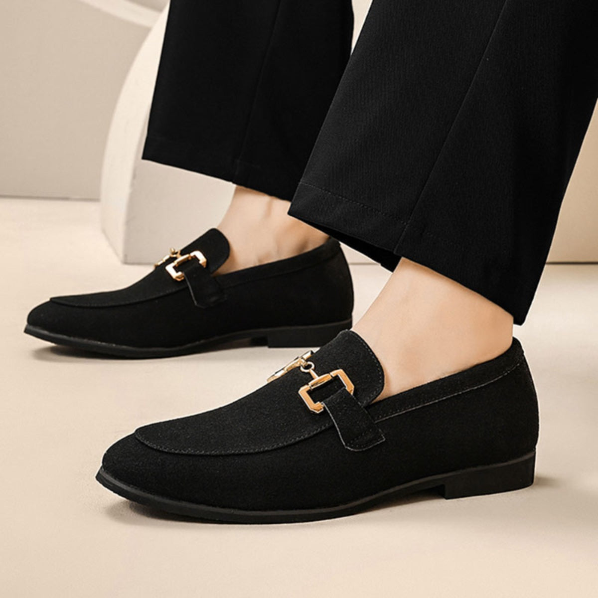 Mocassim Loafer Masculino de Camurça Luxury