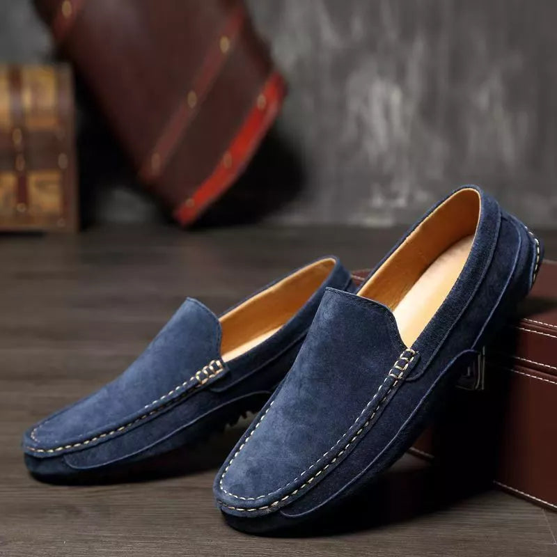 Mocassim Loafer de Camurça Masculino Solatte