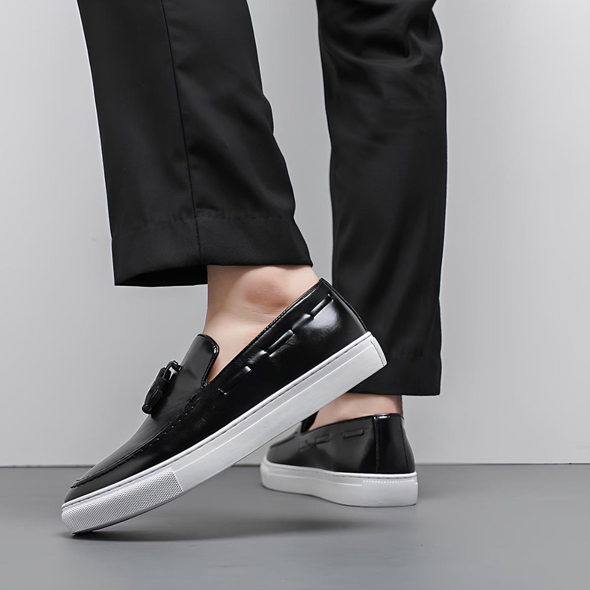 Mocassim de Couro Masculino Duque