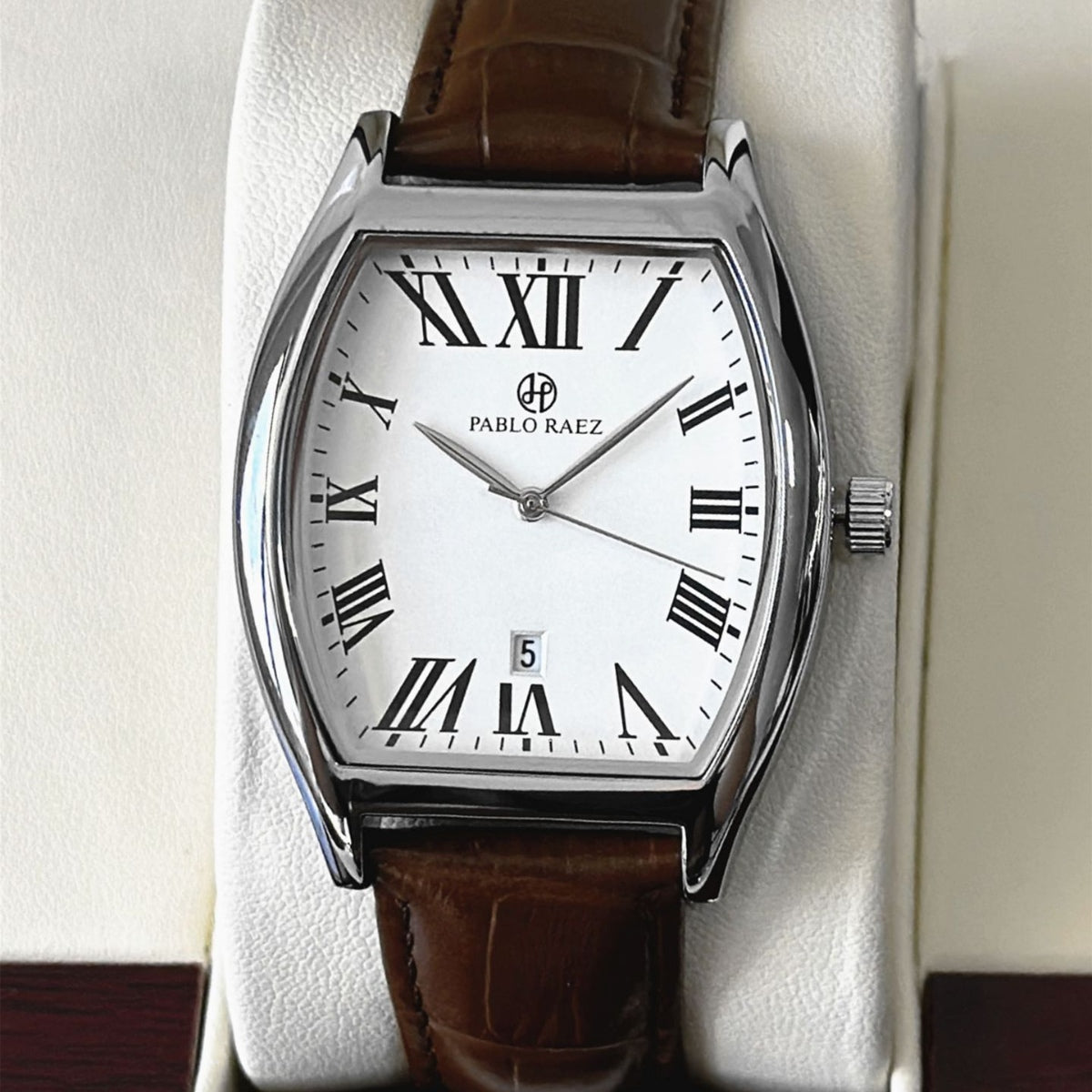 Relógio de Couro Felotti Raez Tempus