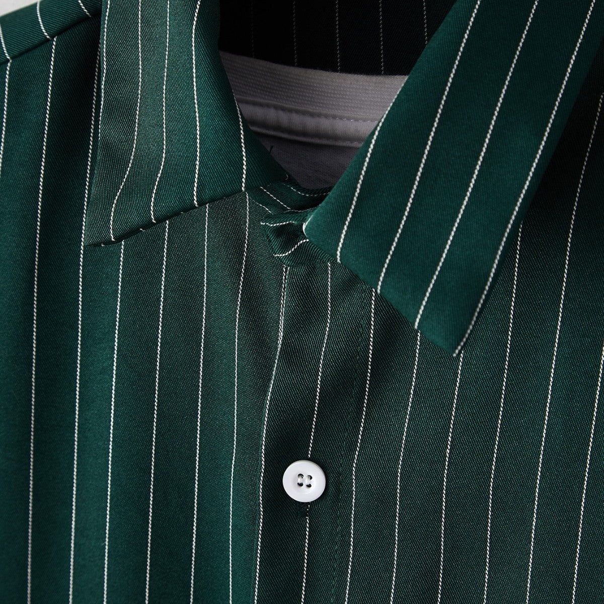 Camisa Masculina Listrada Old Money Verde Nautic