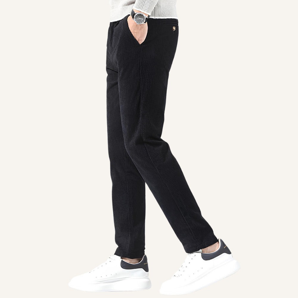 Calça de Veludo Masculina Slim Fit Versailles