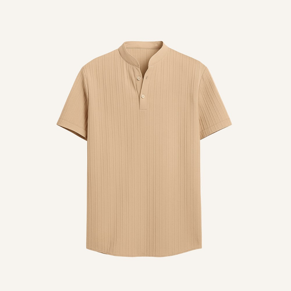 Camisa de Linho Listrada Old Money Richelieu