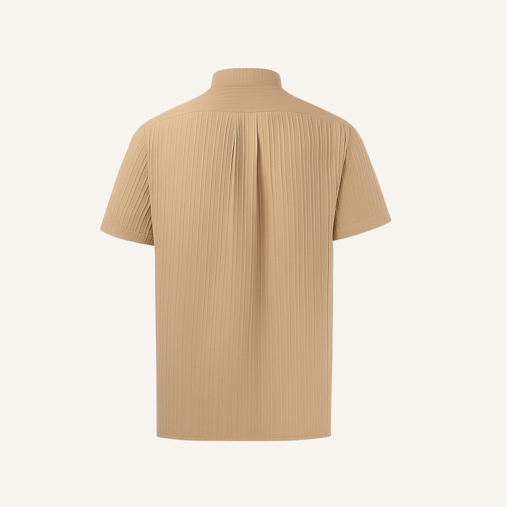 Camisa de Linho Listrada Old Money Richelieu